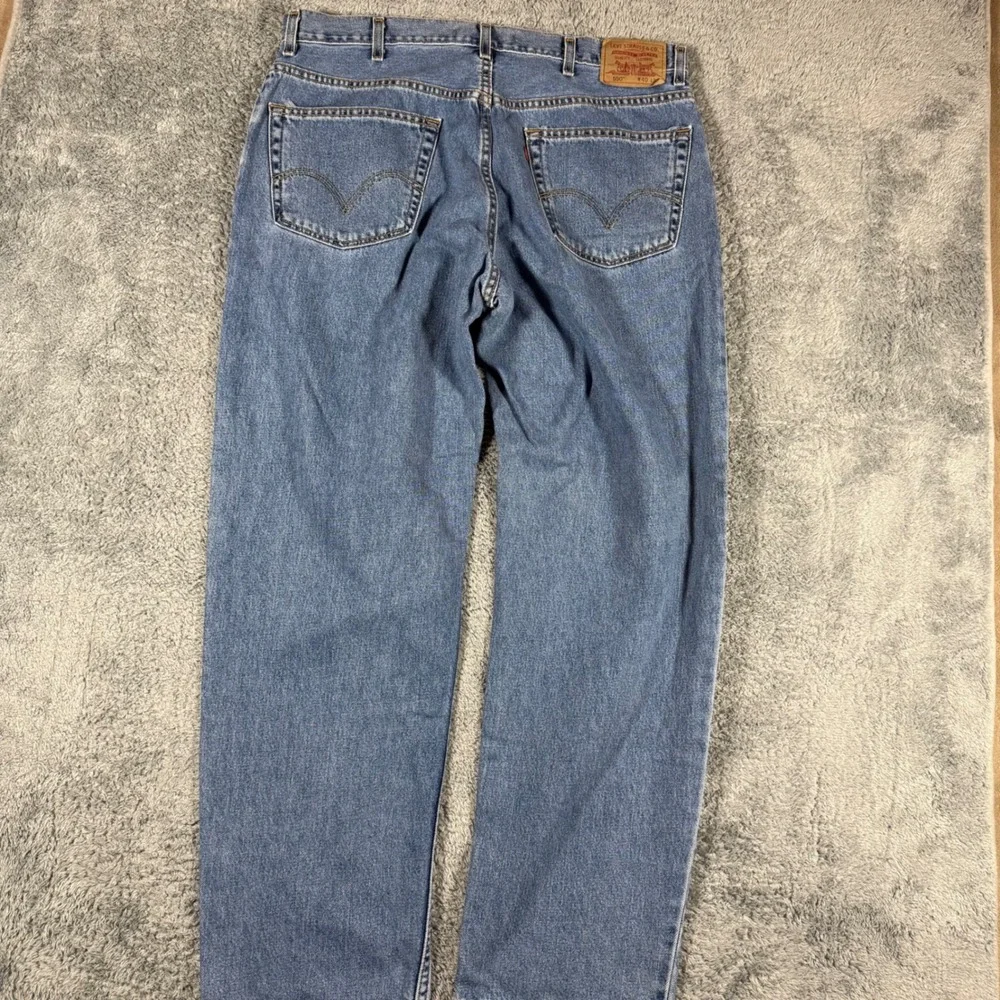 Y2K Levis 550 Relaxed Fit Baggy Light Blue‎ Made in USA Mens Size 40x34
